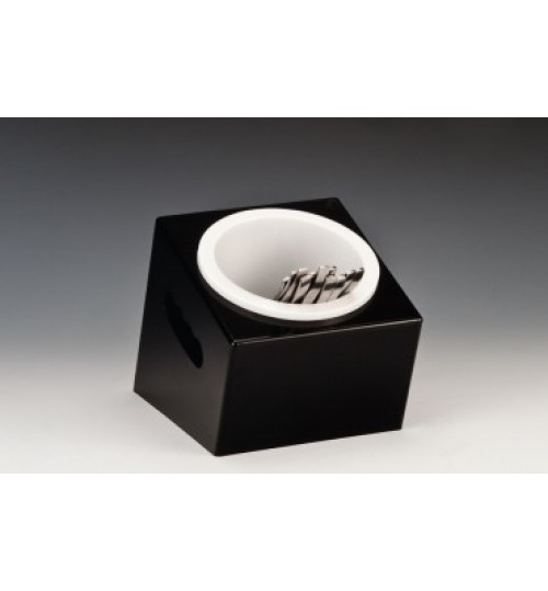 POLYCARBONAT GÖZLÜ ÇATAL, KAŞIK STANDI 16,5 X 18 X H: 15 Cm